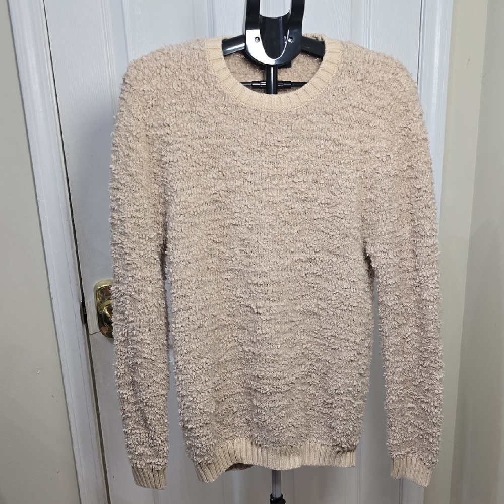 ASOS Textured Cream Sweater Large
